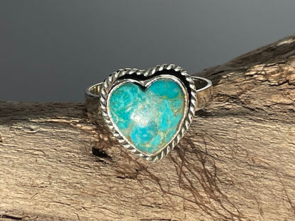 Kingman Heart Turquoise