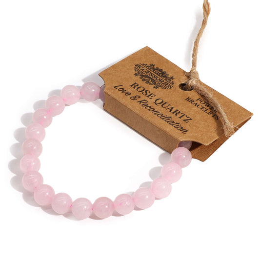 Power Bracelet - Rose Quartz