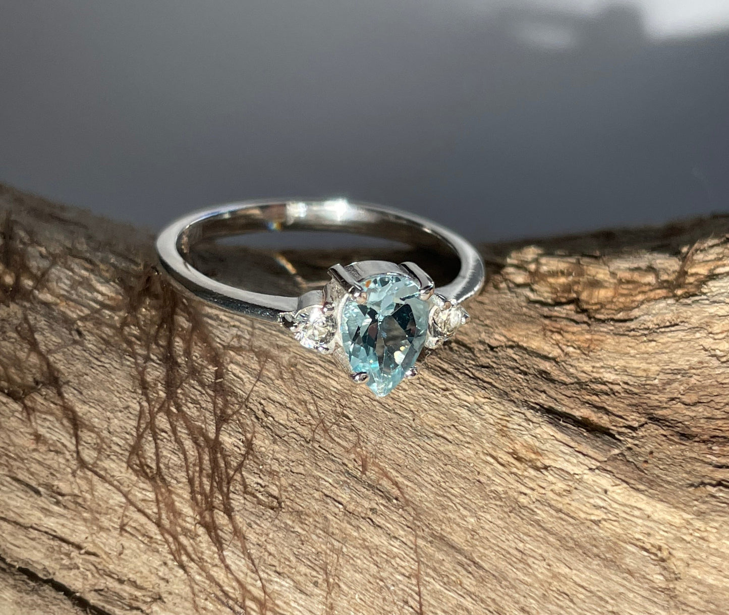 Blue and White Topaz