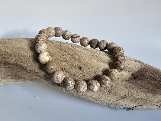 Handcrafted Maifanite Stone Bracelet