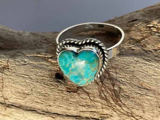 Kingman Heart Turquoise