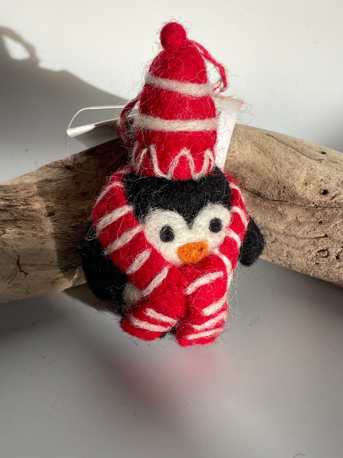 Handcrafted Wool Felt Penguin Handcrafted Bauble